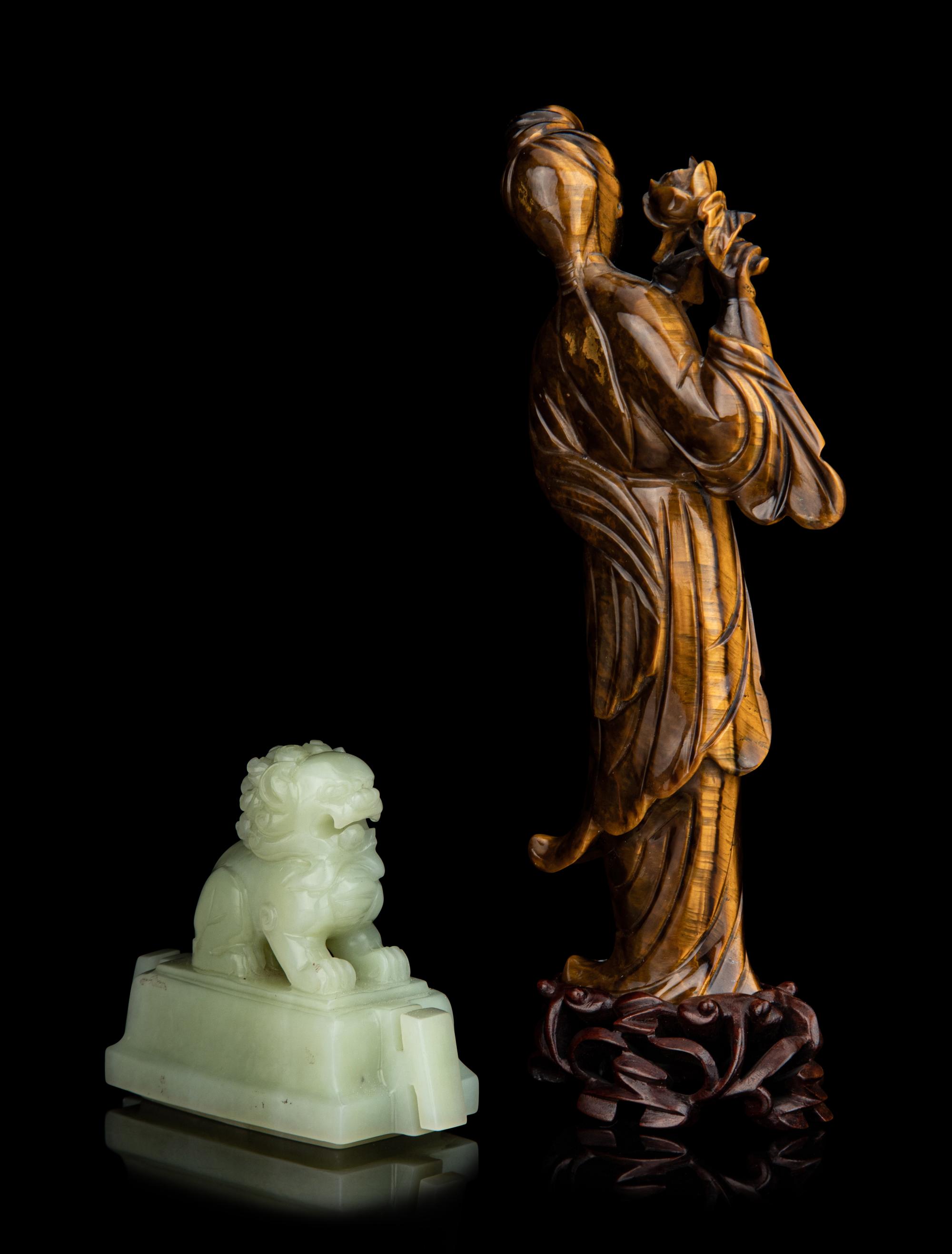 Two Chinese Hardstone Carvings