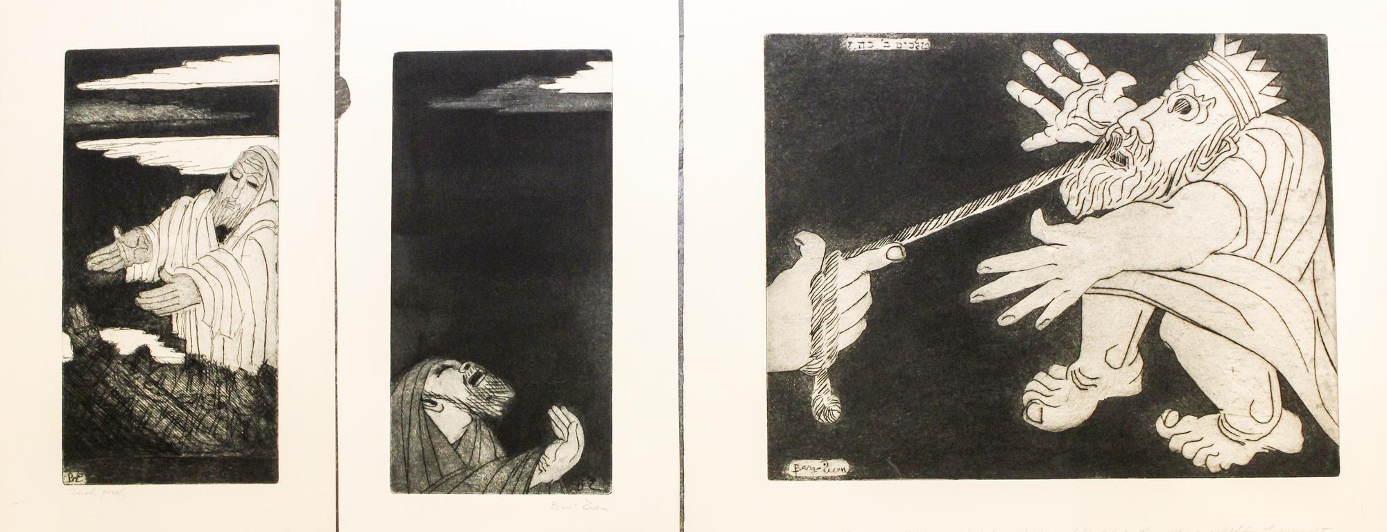 Ben-Zion, (20th century), A collection of 16 loose etchings from various portfolios