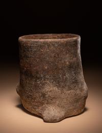 A Moche Foot Vessel