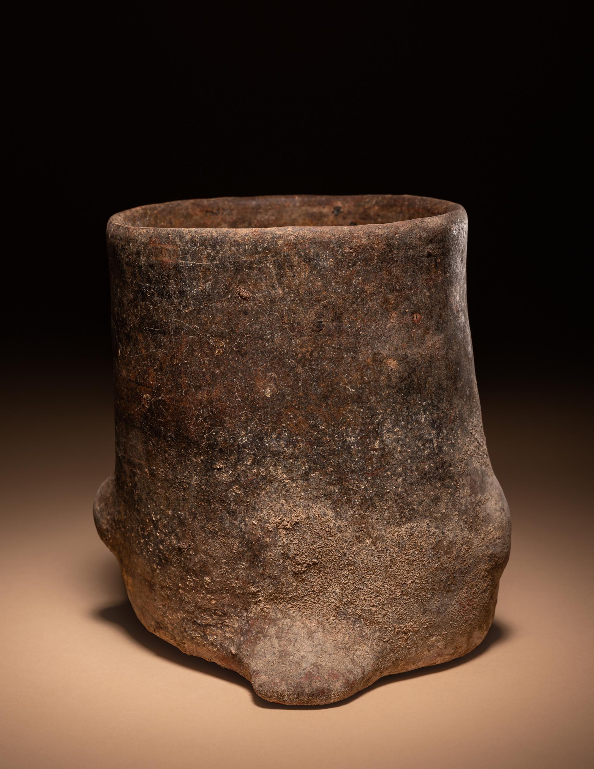 A Moche Foot Vessel