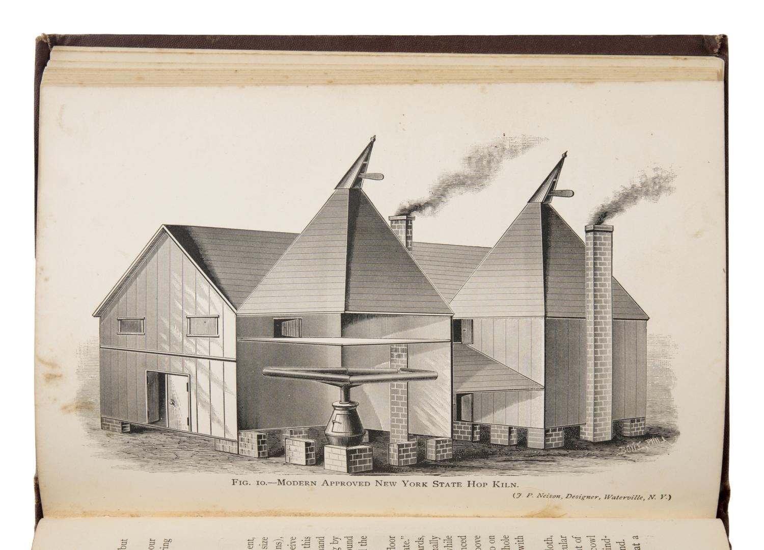 Meeker, Ezra (1830-1928). Hop Culture in the United States being a Practical treatise on Hop Growing in Washington Territory, from the Cutting to the Bale . Puyallup, Washington Territory: E. Meeker & Co., 1883.