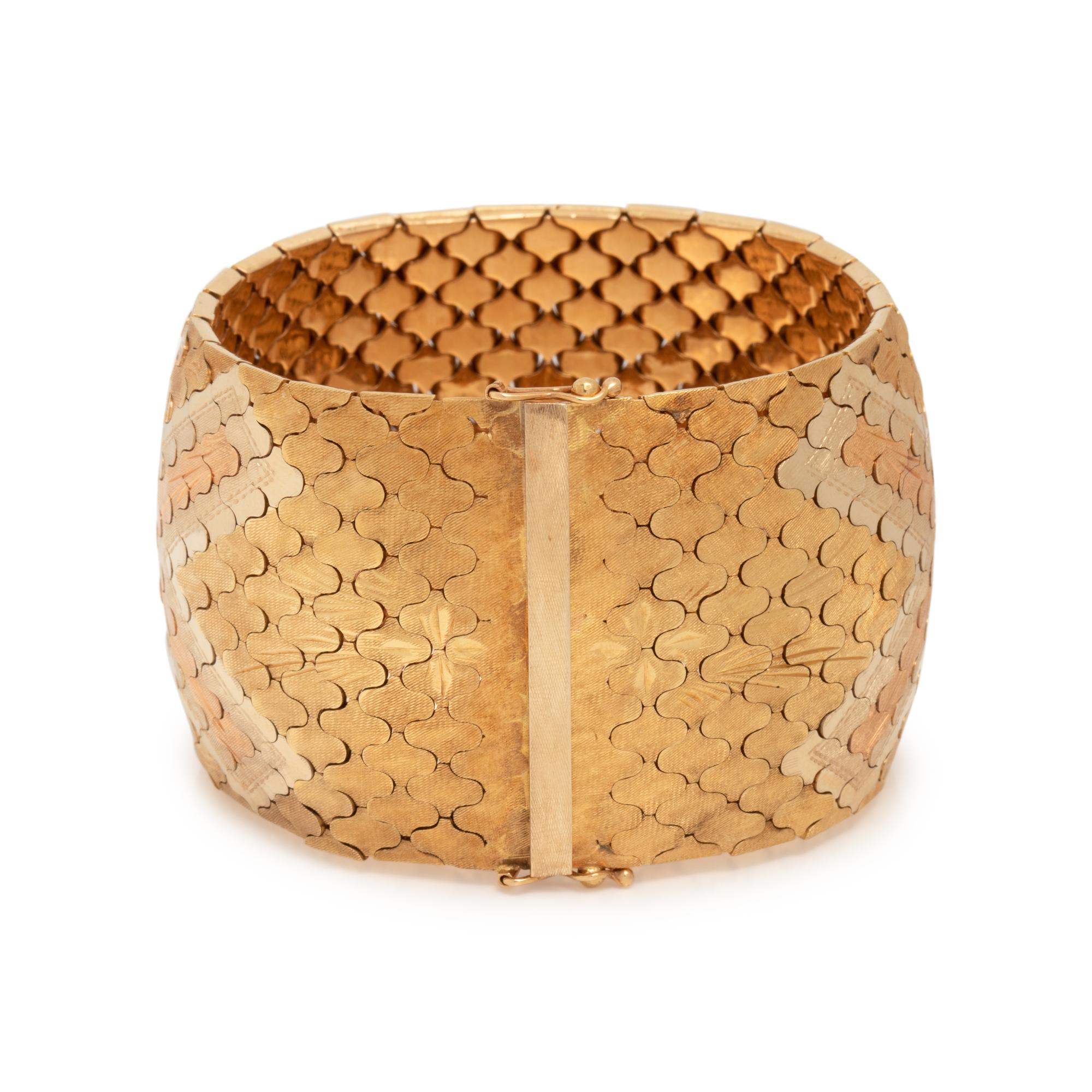 TRICOLOR GOLD BRACELET