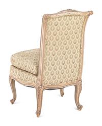 A Louis XV Style Painted Chauffeuse