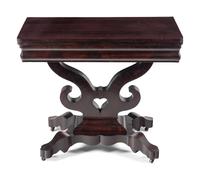 A Classical Mahogany Flip-Top Table