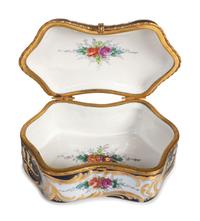 Five Sevres Style Porcelain Boxes