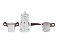 A William Spratling Silver Three Piece Coffee Service