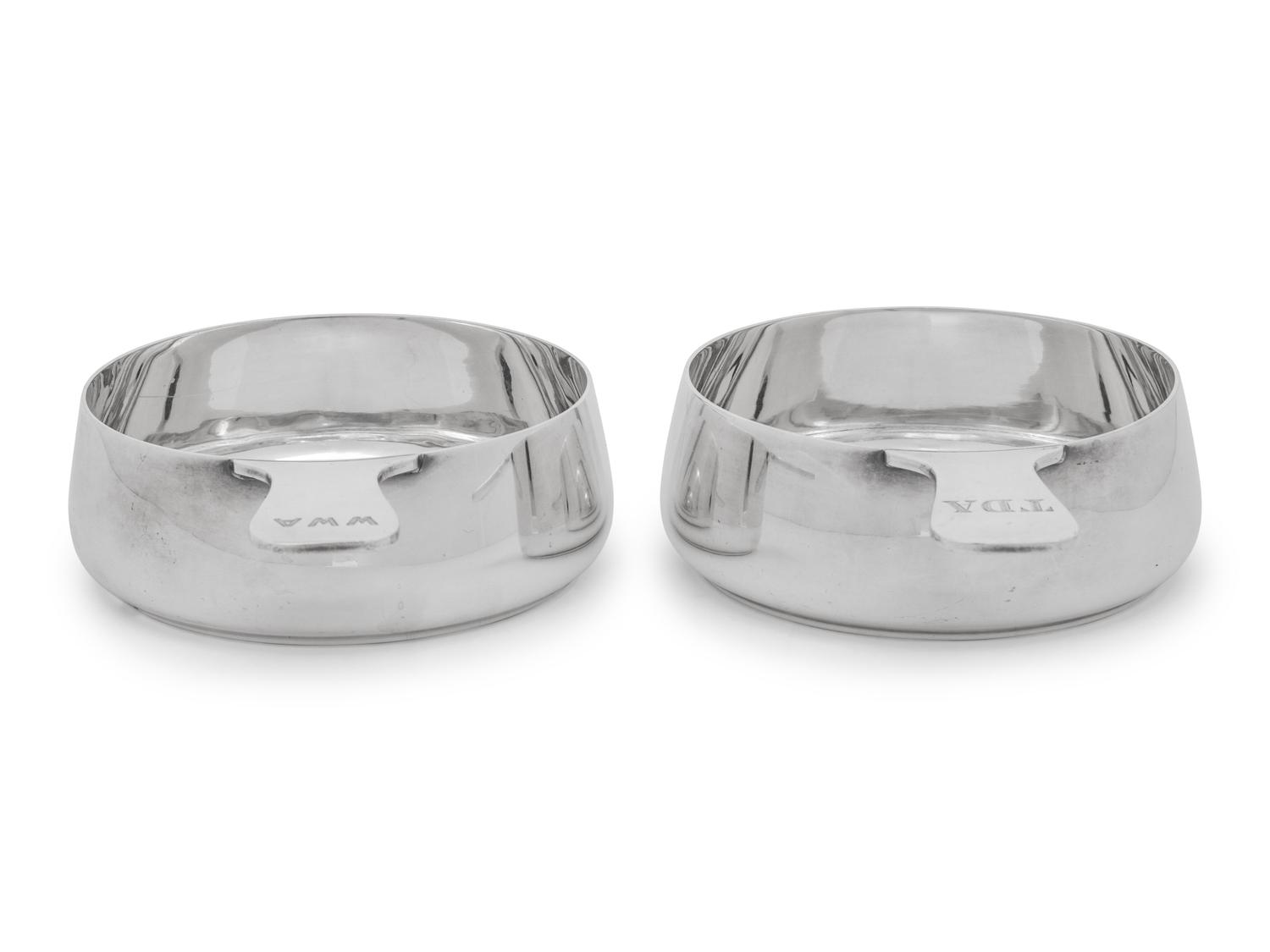 A Pair of Tiffany and Co. Silver Porringers