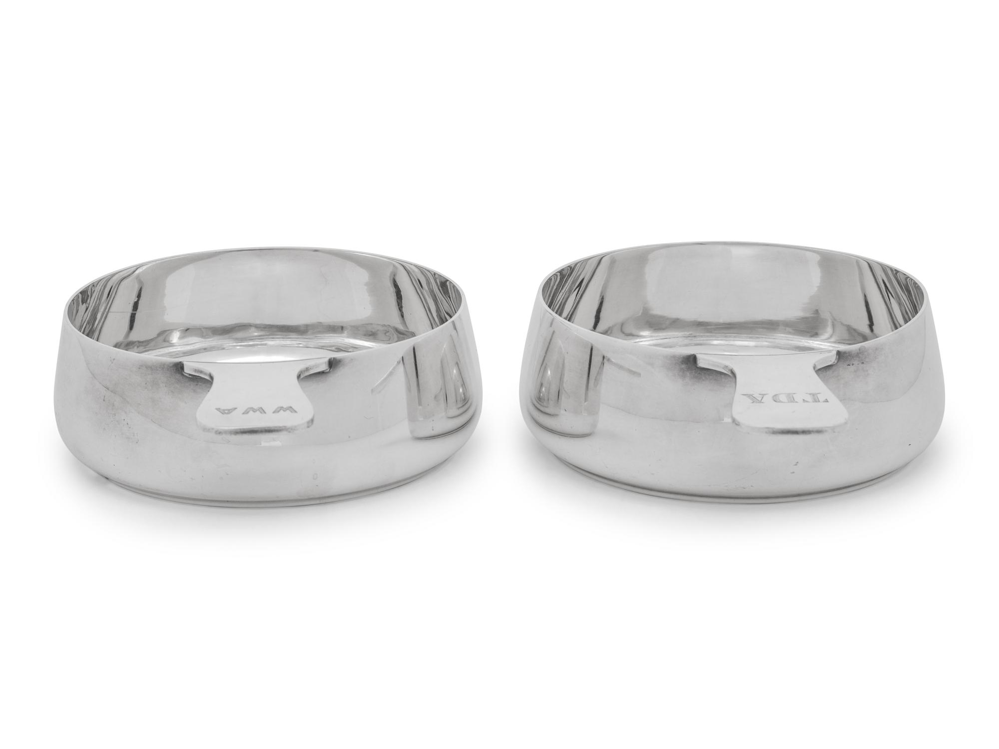 A Pair of Tiffany and Co. Silver Porringers