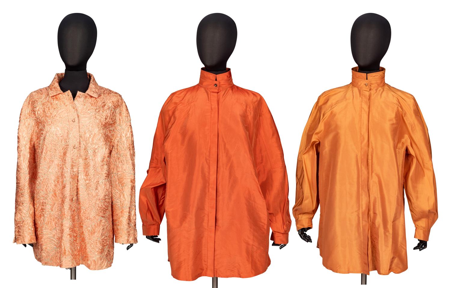 Ralph Rucci, Three Silk Blouses