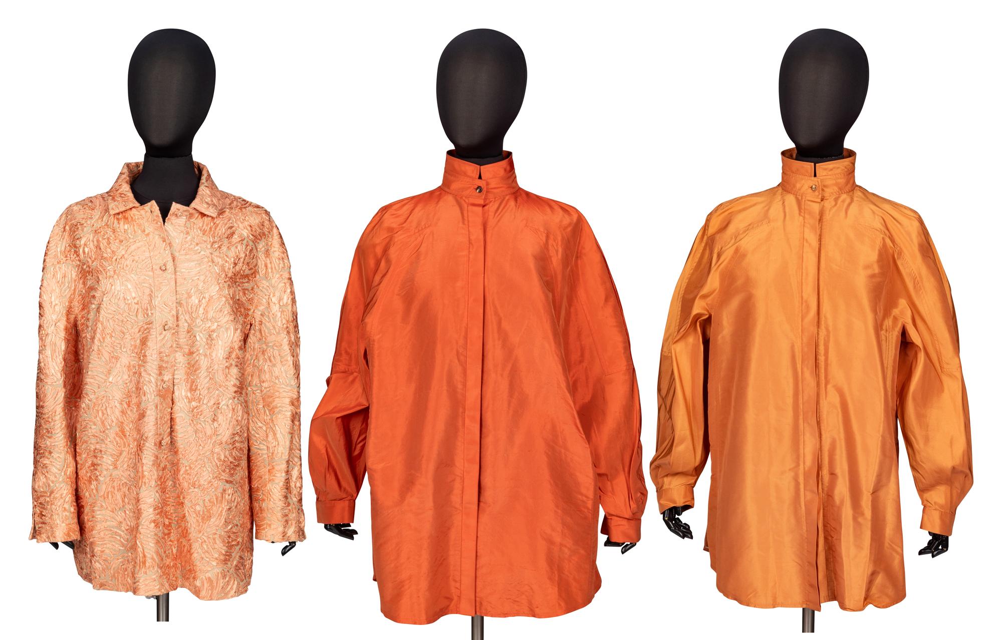 Ralph Rucci, Three Silk Blouses