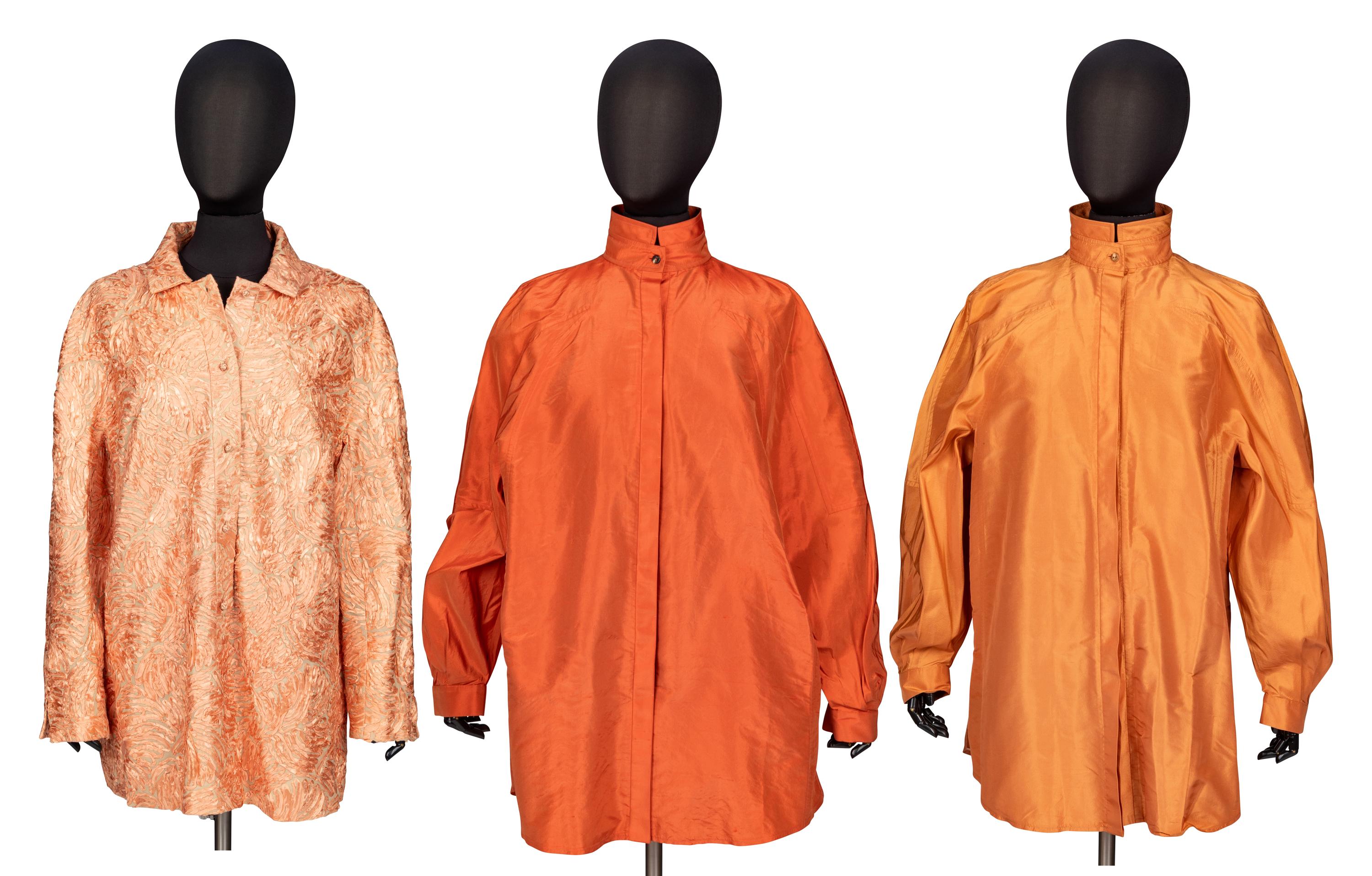 Ralph Rucci, Three Silk Blouses