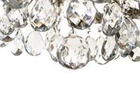 A Georgian Style Cut Glass Five-Light Chandelier