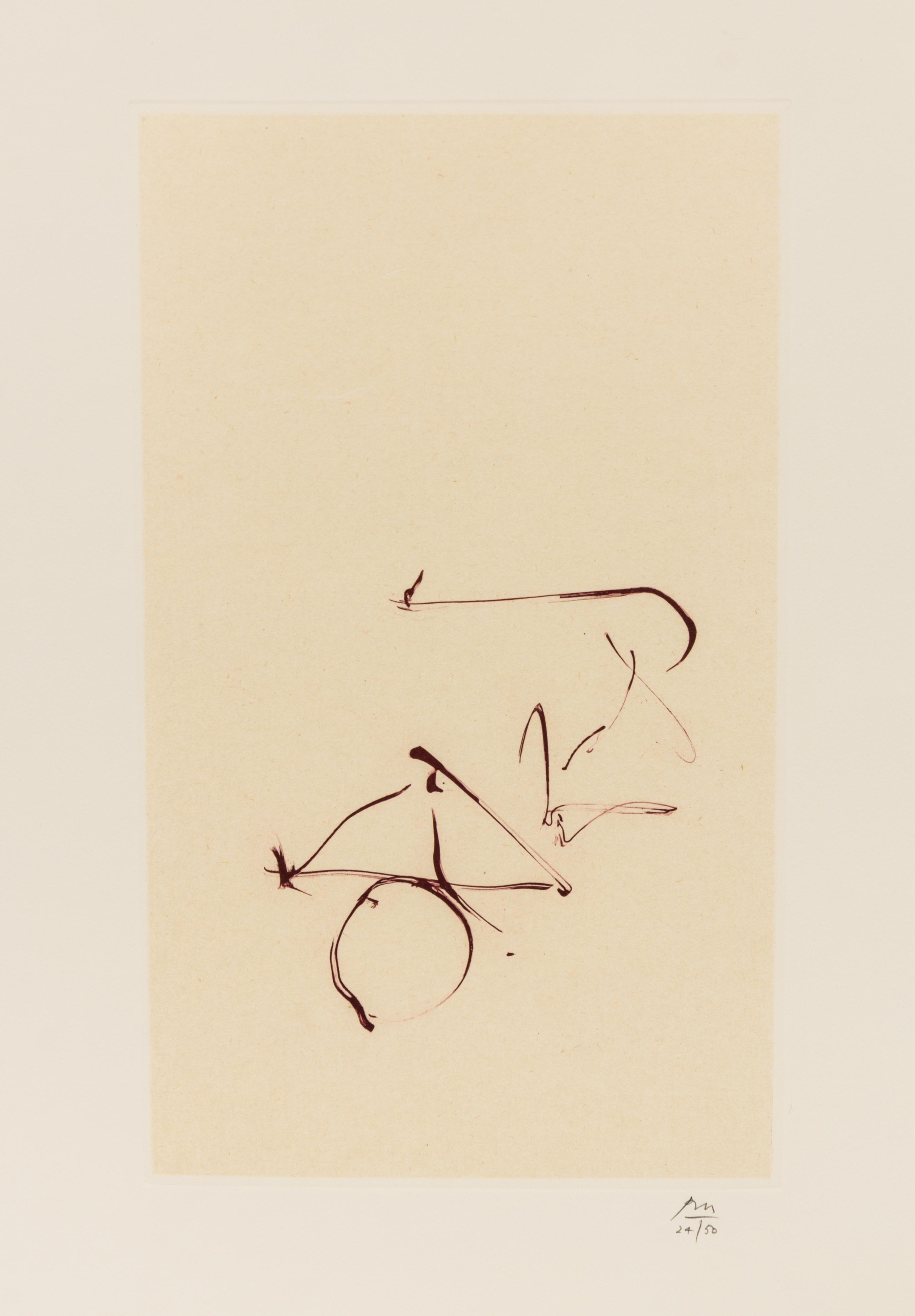 Robert Motherwell, (American, 1915-1991), Return in the book Three Poems (New York: The Limited Editions Club, 1987) by Ocatavio Paz