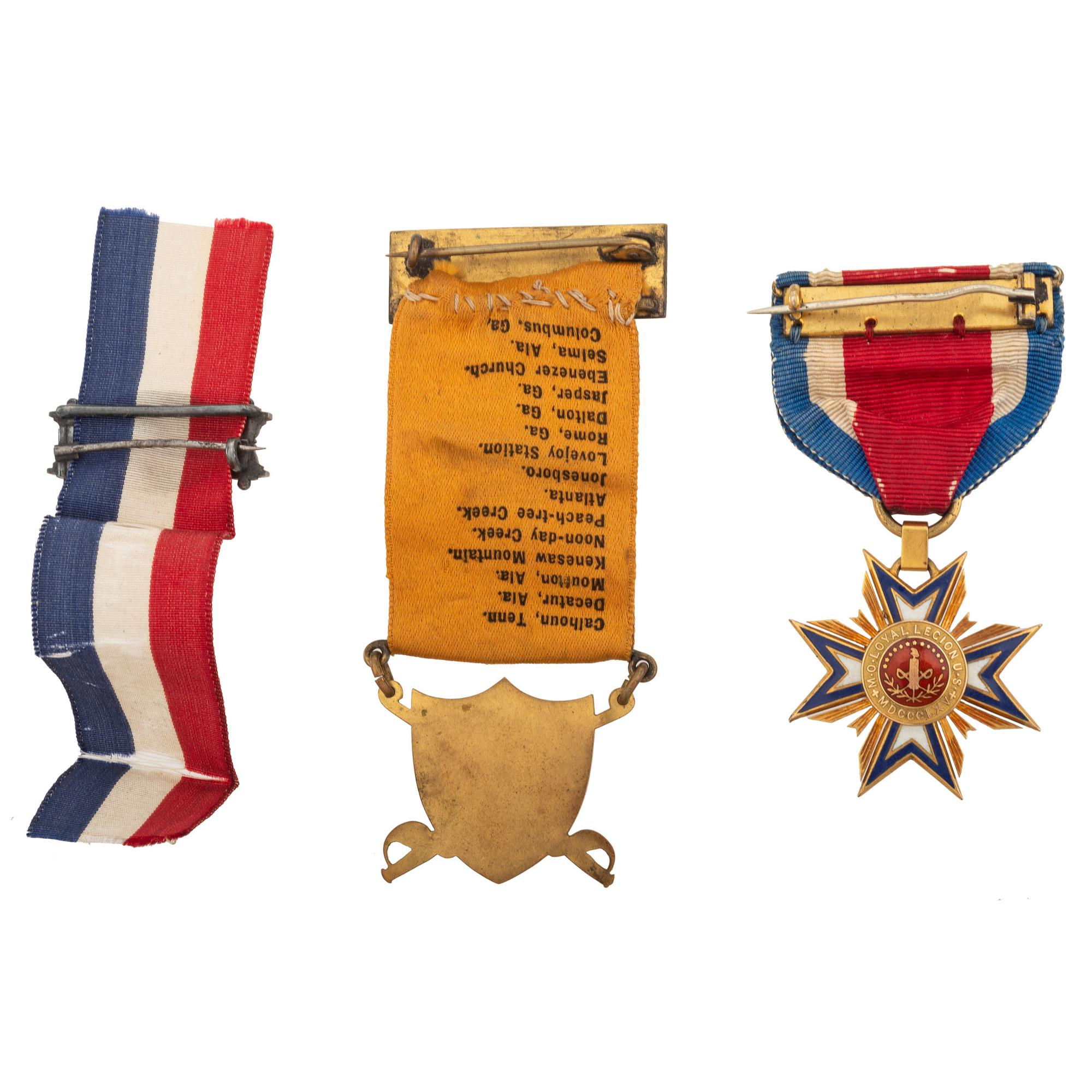 A group of 14 items identified to Captain William L. Curry, Company K, 1st Ohio Volunteer Cavalry, incl. inscribed Model 1840 US Army regulation cavalry saber, belt plate, spurs, and tintype.