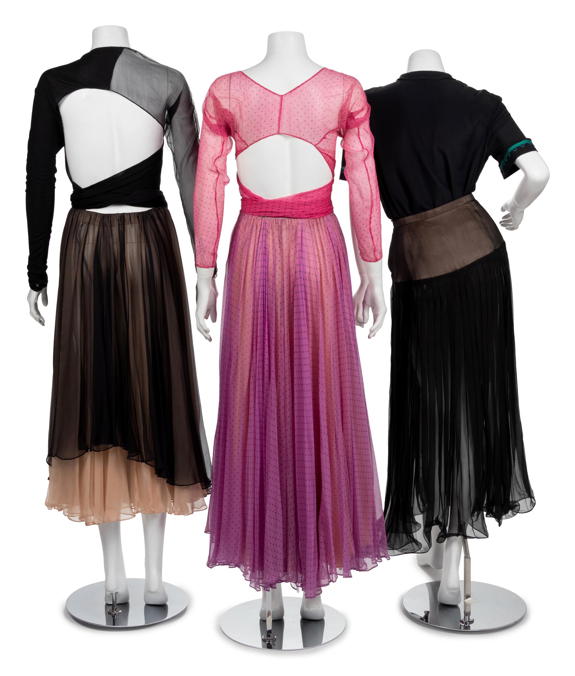 Three Geoffrey Beene Dresses, 1980-90s
