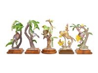 Five Royal Worcester Dorothy Doughty Porcelain Groups