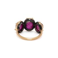 UNHEATED BURMESE RUBY RING