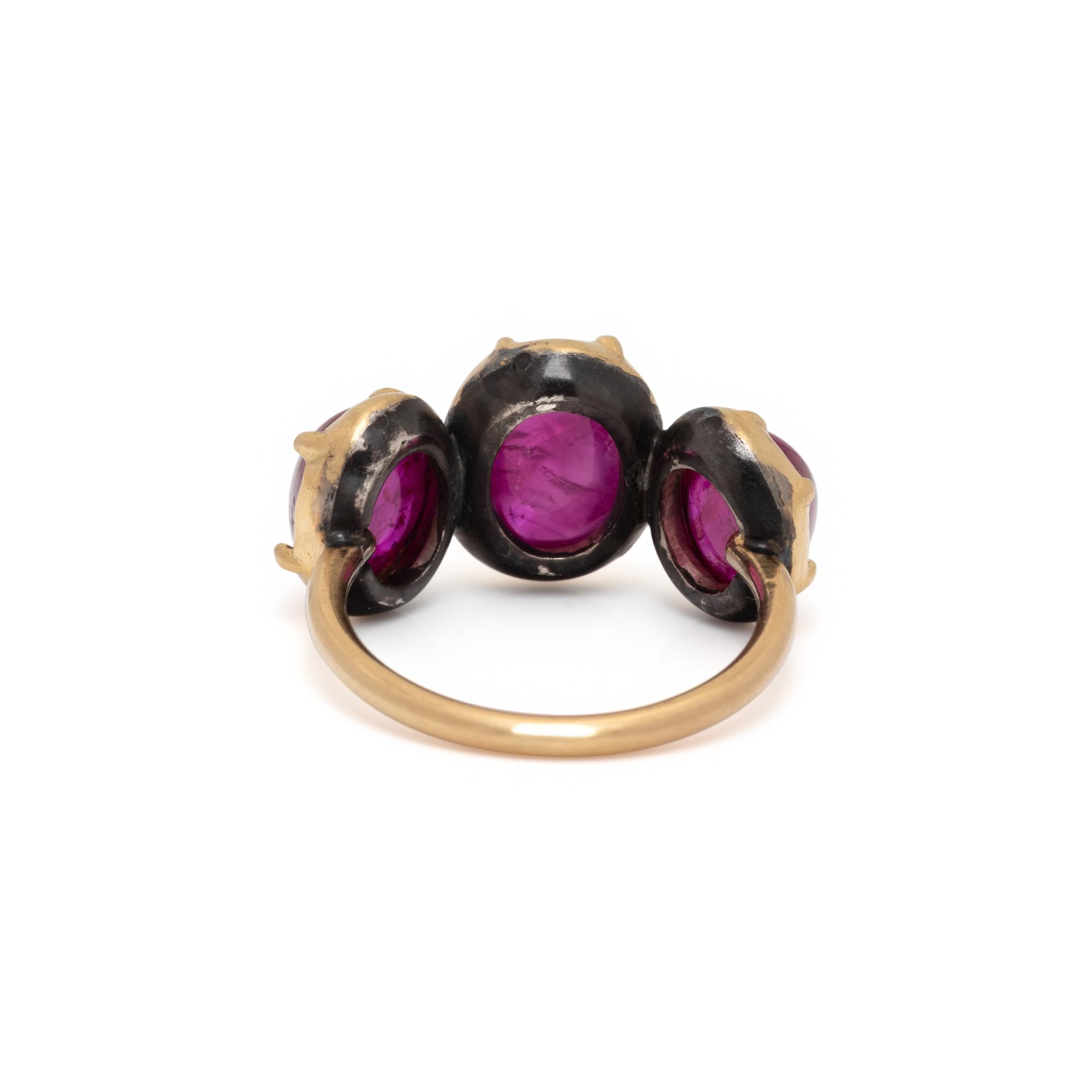 UNHEATED BURMESE RUBY RING