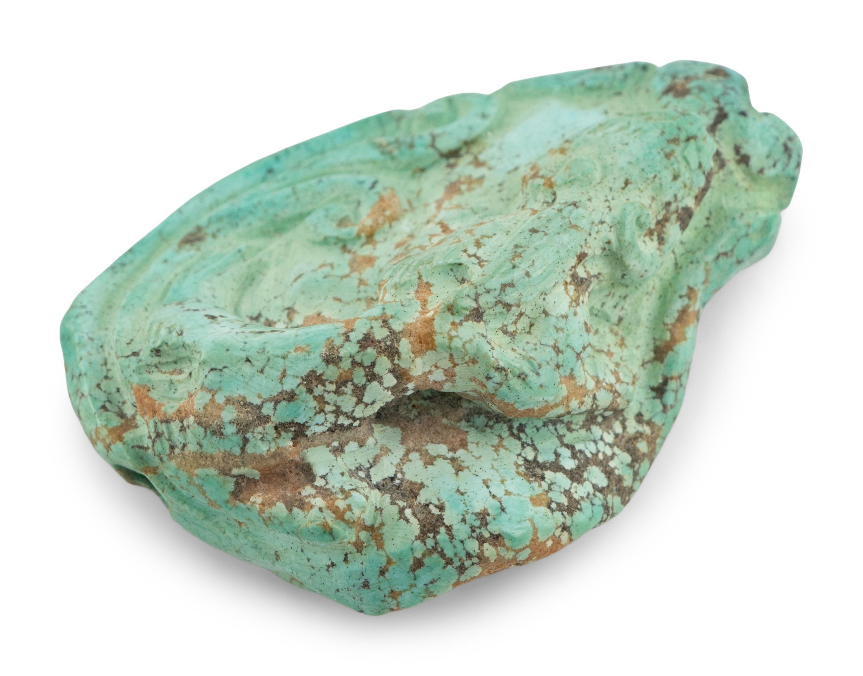 A Chinese Turquoise Animal Plaque