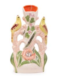 A Group of Eight Staffordshire Pottery Figures