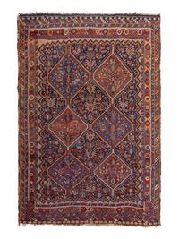 A Khamseh 'Bird' Wool Rug