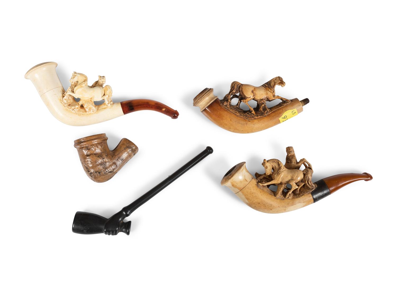 A Collection of Carved Pipes