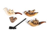 A Collection of Carved Pipes