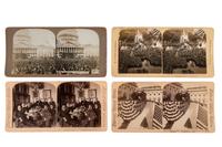 [EARLY PHOTOGRAPHY] - [POLITICS]. An extensive collection of stereoviews of Lincoln, McKinley, and Washington, DC.