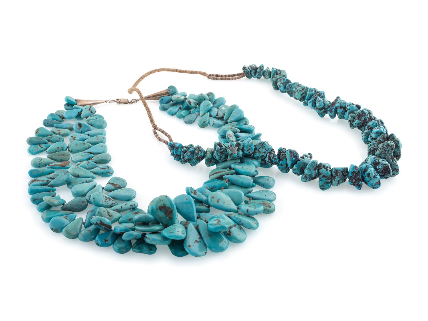 Pueblo Turquoise Necklaces