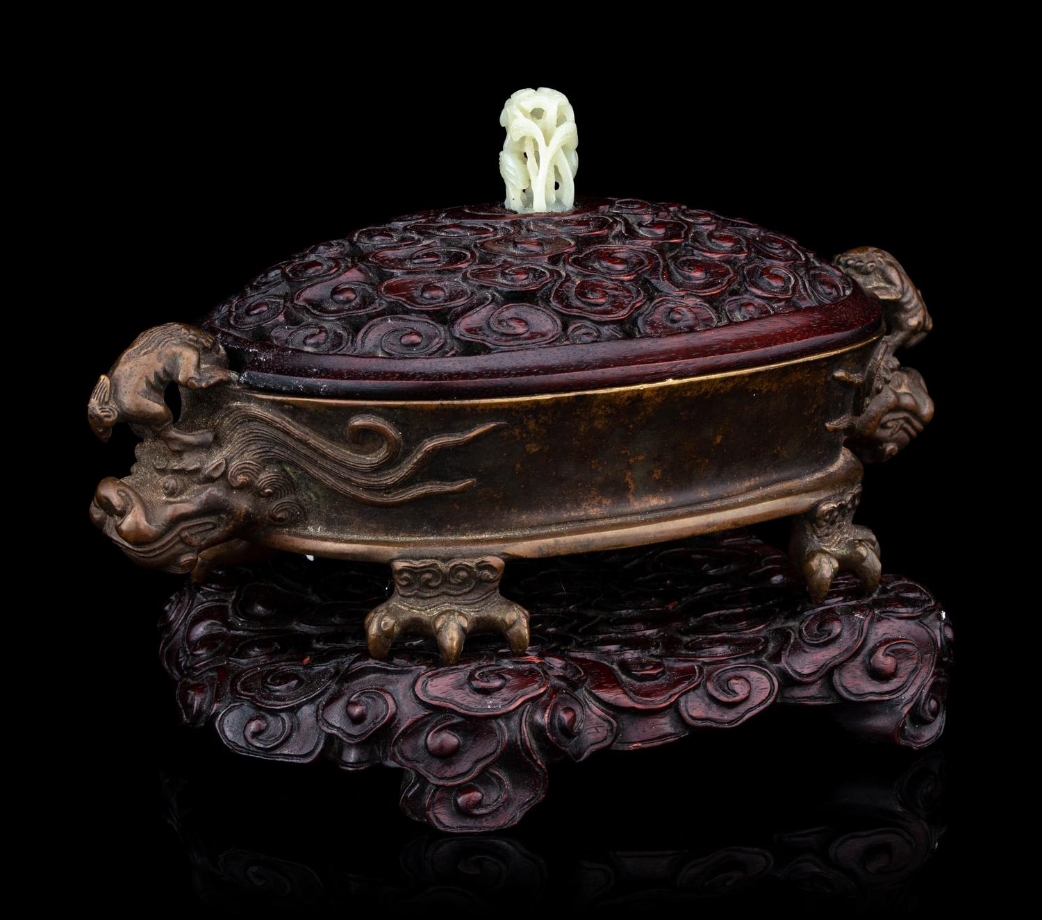 A Chinese Bronze Incense Burner