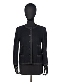 CHANEL BLACK TWEED JACKET