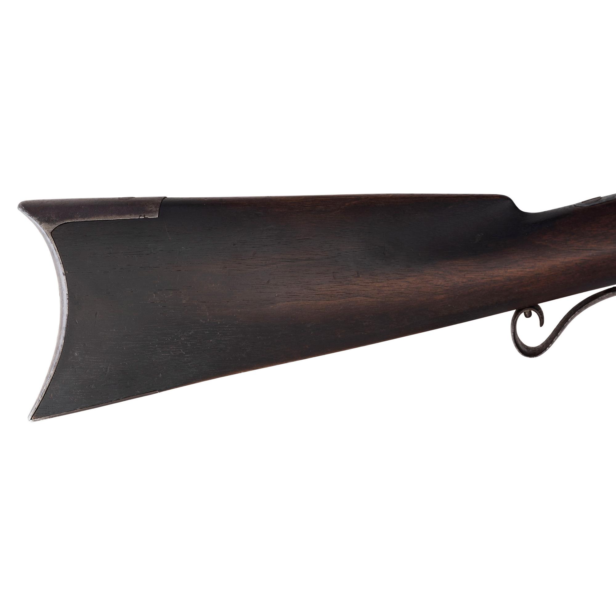 Restored Percussion Plains Rifle by Samuel Hawken