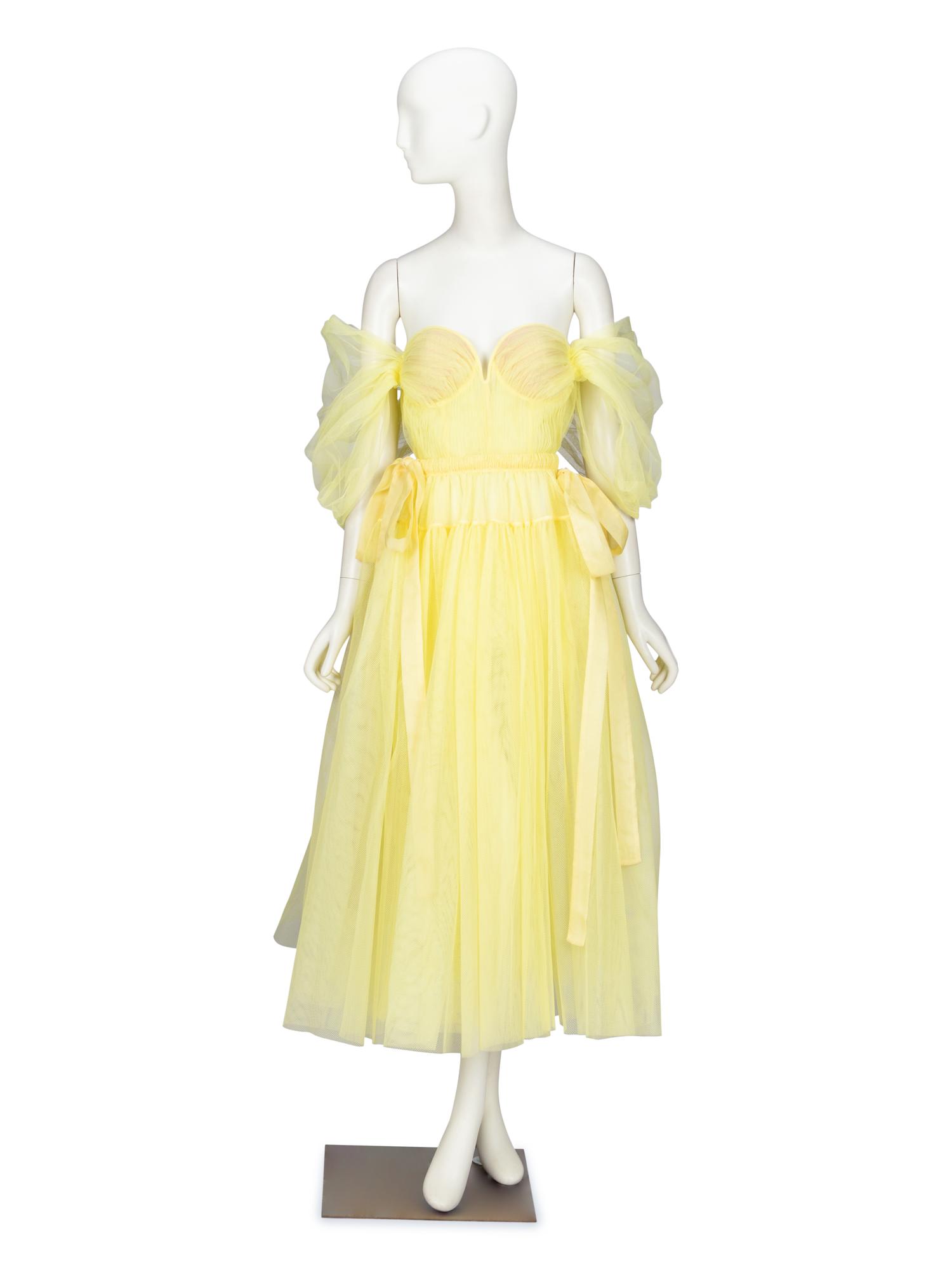 Alexander McQueen, Yellow Tulle Dress, 2022