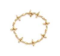 YELLOW GOLD AND DIAMOND BRACELET