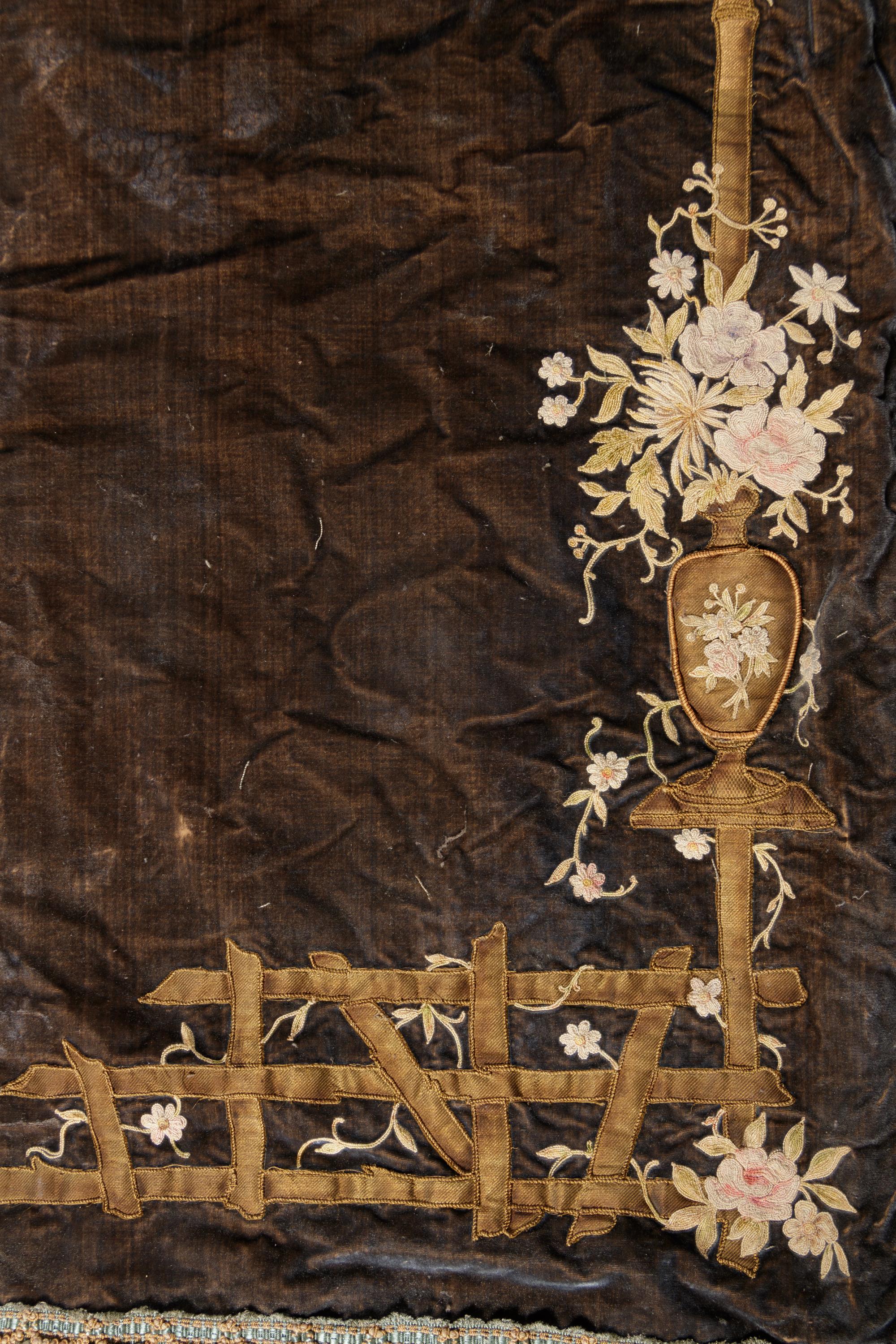 Five Pairs of Aesthetic Movement Drapes, Possibly Herter Brothers