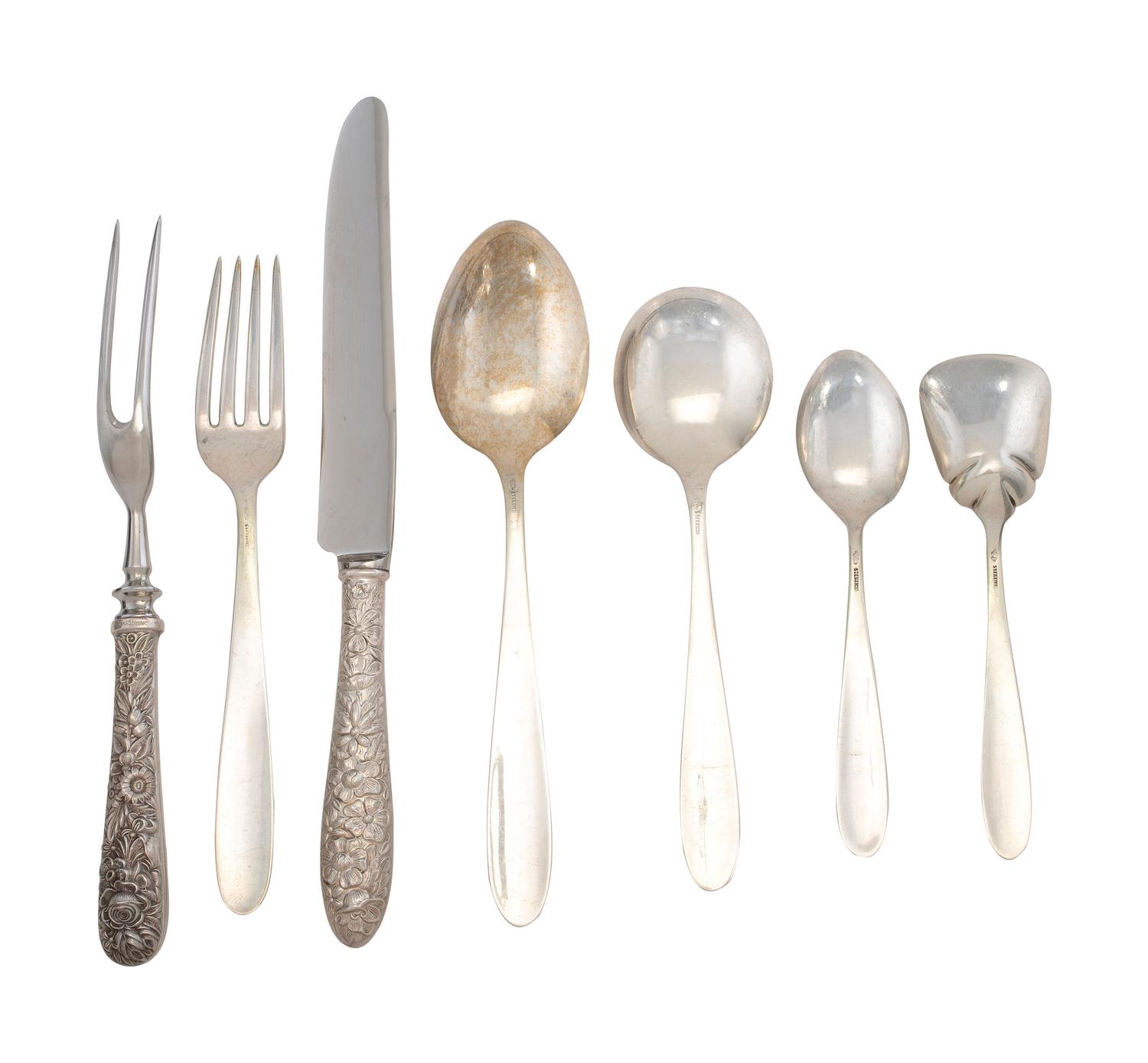 An American Silver Flatware Service
