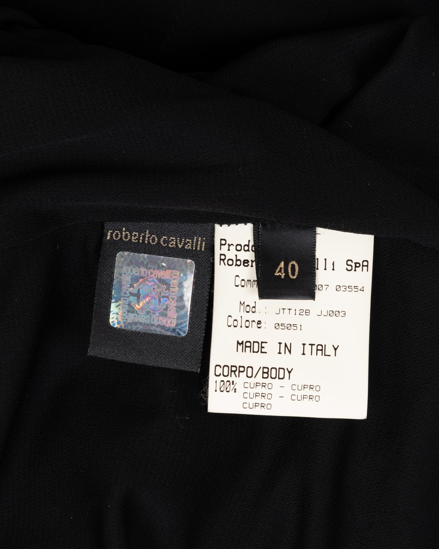 Two Roberto Cavalli Pieces: One Coat and One Dress, 1990-2000s