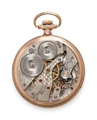 Waltham, G.F. Open Face 'Vanguard' Pocket Watch with Power Reserve