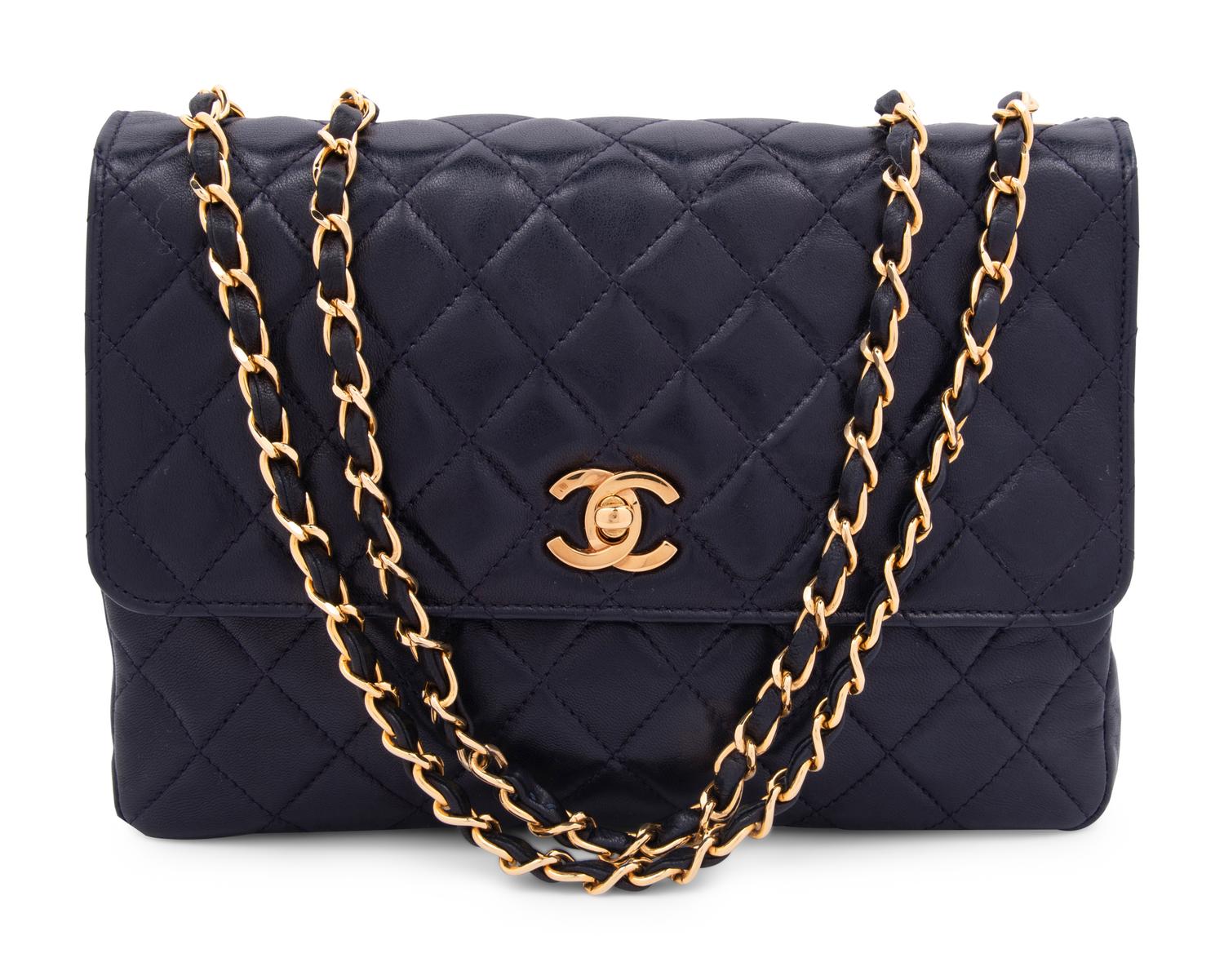 Chanel Quilted Leather Flap Bag, 1986-88