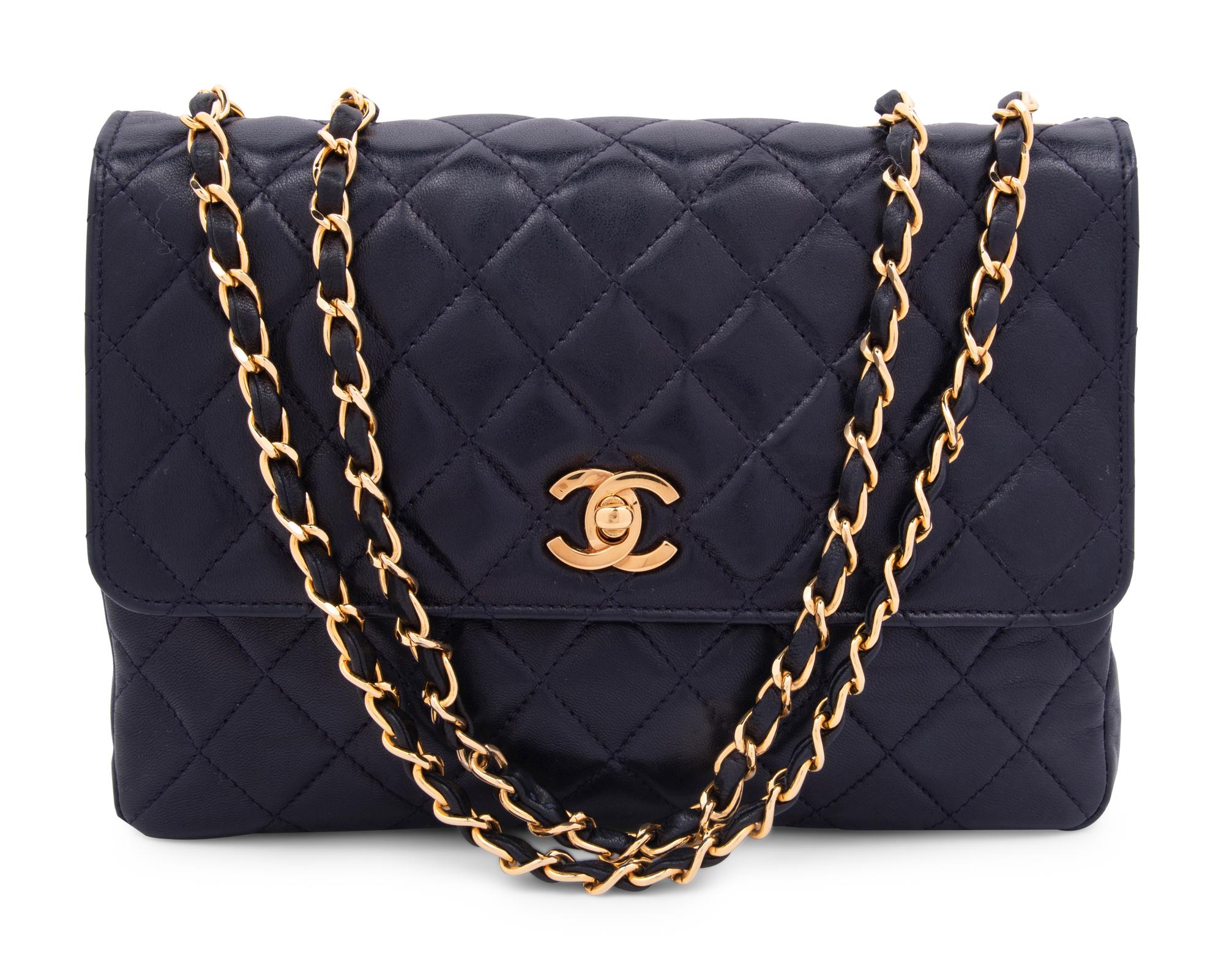 Chanel Quilted Leather Flap Bag, 1986-88