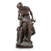 Emmanuel Dolivet (French, d. 1911) — Woman with Cupid