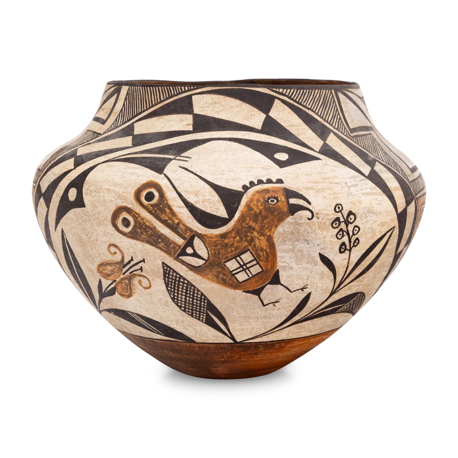 Acoma Polychrome Pottery Jar