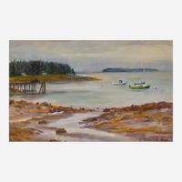 Ranulph Bye (American, 1916 - 2003) Port Clyde Harbor