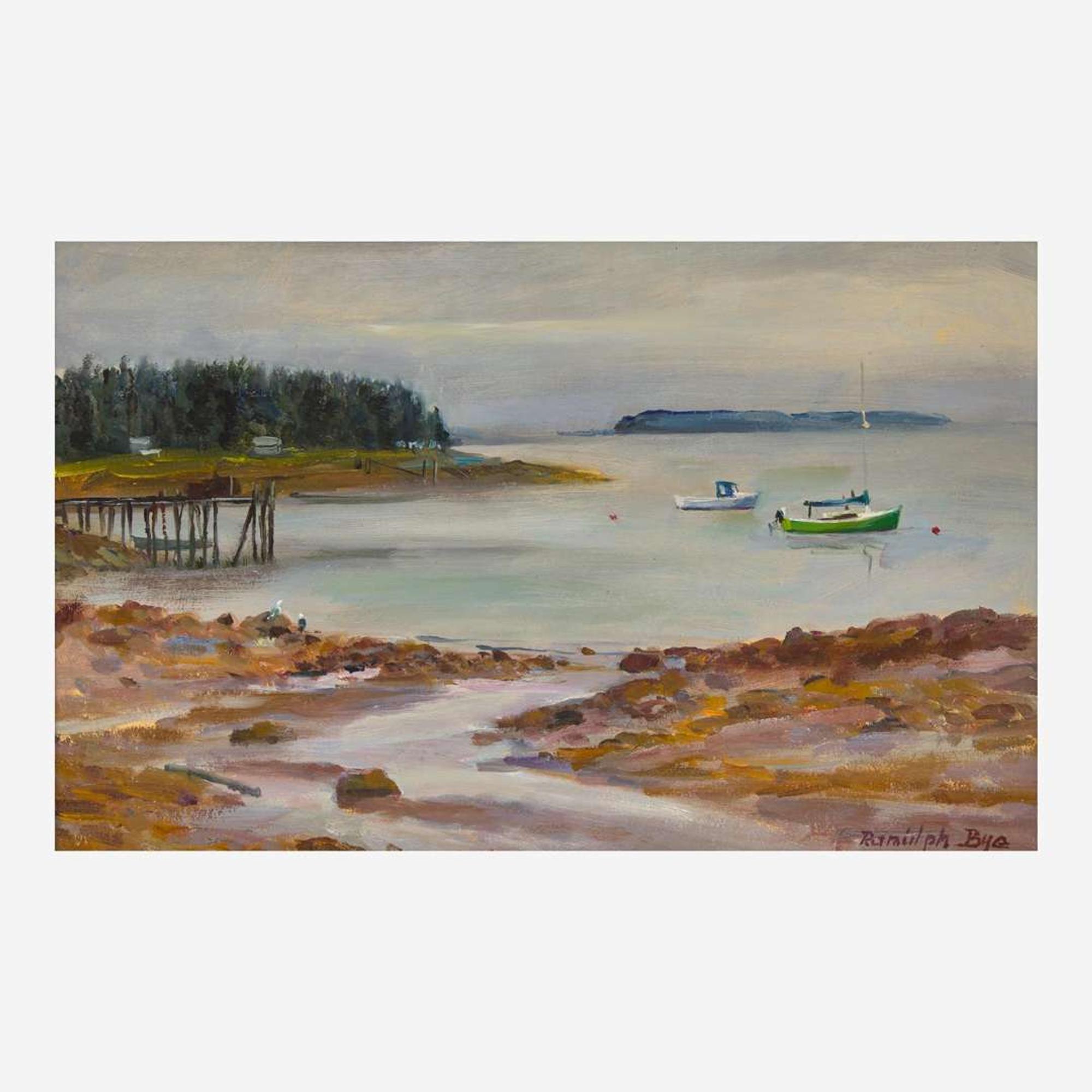 Ranulph Bye (American, 1916 - 2003) Port Clyde Harbor