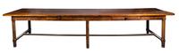 A French Provincial Walnut Refectory Table Height 30 1/2 x width 156 x depth 42 inches. — 17TH CENTURY, POSSIBLY WITH ALTERATION