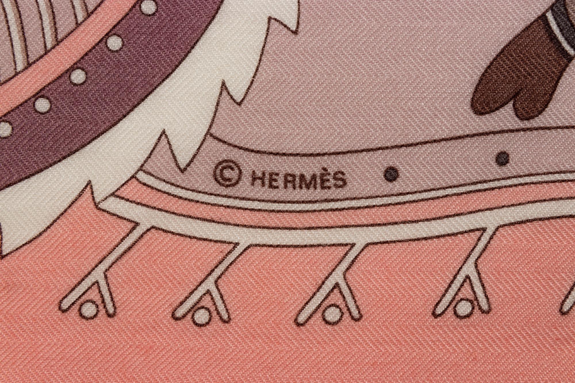 Hermès 140cm Cashmere & Silk Shawl