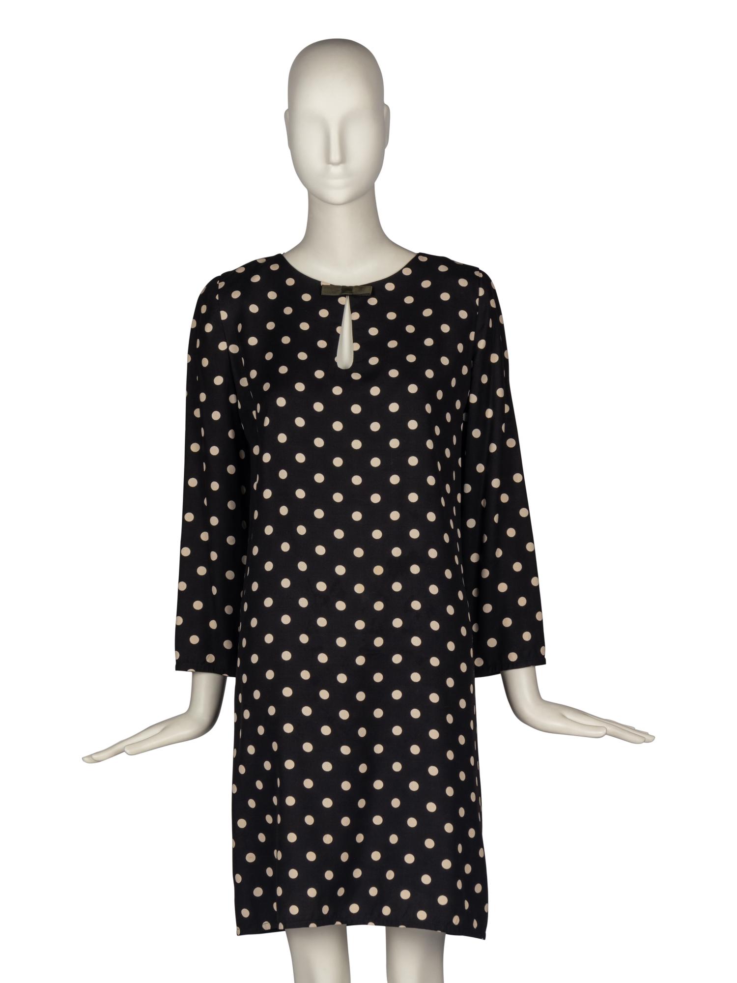 Pierre Cardin Haute Couture Polka Dot Dress