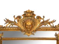 A Napoleon III Style Giltwood Mirror