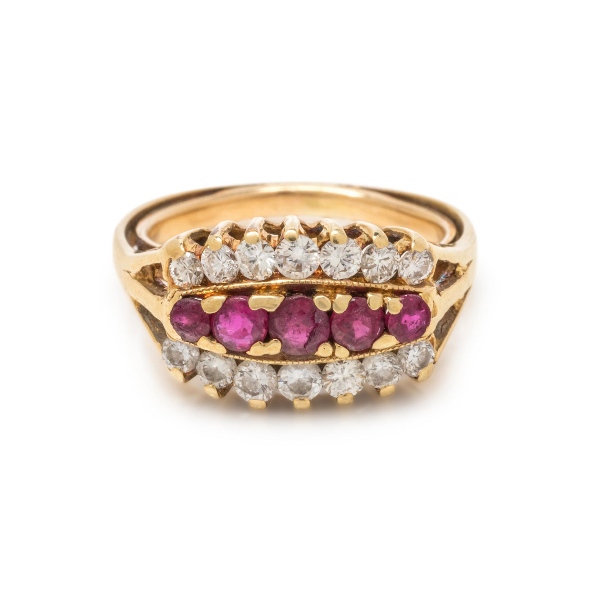 RUBY AND DIAMOND RING