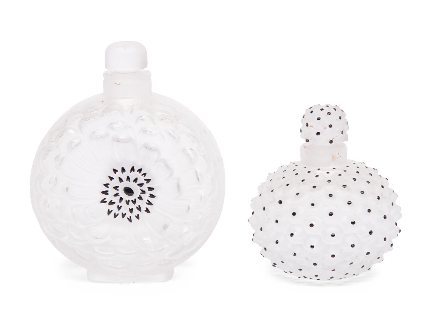 Two Lalique Perfume Bottles
